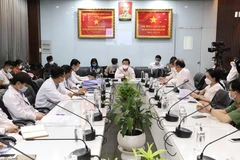 Quang cảnh buổi làm việc. (Ảnh: Hồng Giang/TTXVN)