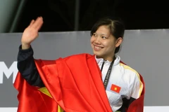 Kình ngư Nguyễn Thị Ánh Viên. (Ảnh: TTXVN)