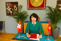 Đại sứ Việt Nam tại Thụy Sĩ Lê Linh Lan. (Ảnh: Tố Uyên/TTXVN)