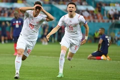 Thụy Sĩ giành quyền đi tiếp sau trận cầu kịch tính trước Pháp. (Nguồn; AFP)