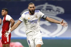 Benzema giúp Real thắng đậm trong ngày trở lại Bernabeu. (Nguồn: Getty Images)