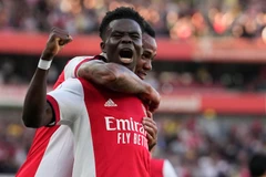 Saka tỏa sáng giúp Arsenal chiến thắng. (Nguồn: Getty Images)