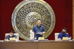 Chủ tịch Quốc hội Vương Đình Huệ phát biểu. (Ảnh: Doãn Tấn/TTXVN)