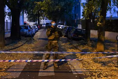 Binh sỹ Pháp bảo vệ hiện trường vụ tấn công bằng súng tại Lyon. (Nguồn: AFP)