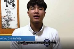 Hà Đức Chinh tham gia chiến dịch BreakTheChain do AFC tổ chức. (Nguồn: VFF)