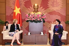 Chủ tịch Quốc hội Nguyễn Thị Kim Ngân tiếp các đại sứ đến chào từ biệt