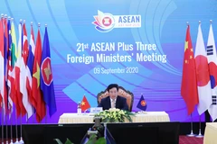 Phó Thủ tướng, Bộ trưởng Bộ Ngoại giao Phạm Bình Minh chủ trì Hội nghị Bộ trưởng Ngoại giao ASEAN+3 lần thứ 21. (Ảnh: Lâm Khánh/TTXVN)