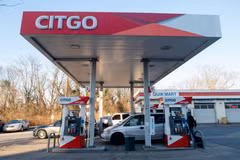 Một trạm xăng của Citgo, công ty con thuộc Tập đoàn dầu khí nhà nước Venezuela PDVSA. (Ảnh: AFP/TTXVN)