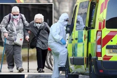 Người già là đối tượng dễ bị tổn thương nhất bởi dịch COVID-19. (Nguồn: Daily Express)