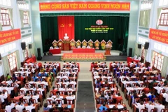 Quang cảnh một đại hội điểm cấp cơ sở. (Ảnh: Phạm Minh Tuấn/TTXVN)