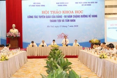 Quang cảnh hội thảo. (Ảnh: Phương Hoa/TTXVN)