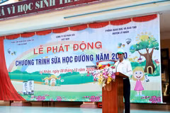 Tỉnh Hà Nam phát động chương trình sữa học đường năm học 2020-2021