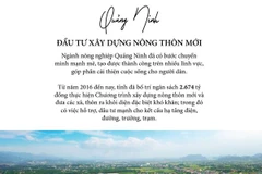 [Infographics] Quảng Ninh đẩy mạnh đầu tư xây dựng nông thôn mới