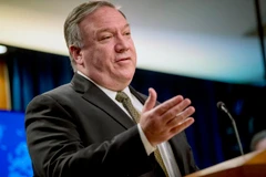 Ngoại trưởng Mỹ Mike Pompeo phát biểu trong cuộc họp báo tại Washington, DC ngày 10/6/2020. (Ảnh: AFP/TTXVN)