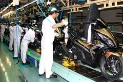 Dây chuyền lắp rắp xe máy. (Nguồn: dailyauto.vn)