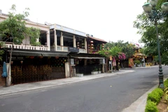 Trước đó, thành phố Hội An cũng đã thực hiện giãn các xã hội. (Ảnh: Trịnh Bang Nhiệm/TTXVN)