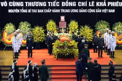 Lãnh đạo một số nước chia buồn về việc nguyên TBT Lê Khả Phiêu từ trần