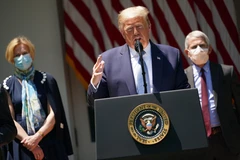 Tổng thống Mỹ Donald Trump tại cuộc họp báo ở Washington, DC, Mỹ, ngày 15/9/2020. (Ảnh: AFP/TTXVN)