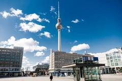 Cảnh vắng vẻ tại Berlin, Đức ngày 22/3/2020, trong bối cảnh dịch COVID-19 lan rộng. (Ảnh: THX/TTXVN)