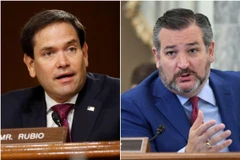 Thượng nghị sỹ Ted Cruz và Marco Rubio nằm trong số 11 quan chức Mỹ bị Trung Quốc áp đặt lệnh trừng phạt. (Nguồn: Reuters)