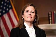 Bà Amy Coney Barrett được để cử làm Thẩm phán Tòa án Tối cao. (Ảnh: THX/TTXVN)