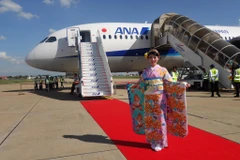 Một chuyến bay của ANA tới Campuchia. (Nguồn: ANA)