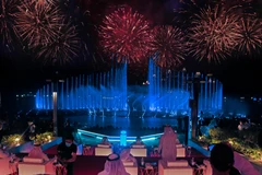 Đài phun nước Palm Fountain tại Dubai. (Nguồn: wam.ae)