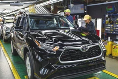 Công nhân tại một nhà máy của Toyota ở Indiana, Mỹ. (Nguồn: Toyota)