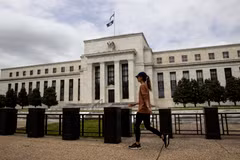 Trụ sở Cục dự trữ liên bang Mỹ (Fed) tại Washington D.C., ngày 21/5/2020. (Ảnh: THX/TTXVN)