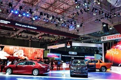 Toàn cảnh Triển lãm ô tô Vietnam Motor Show 2019. (Ảnh: PV/Vietnam+)