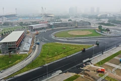 [Photo] Cận cảnh đường đua F1 Hà Nội tăng tốc hoàn thiện