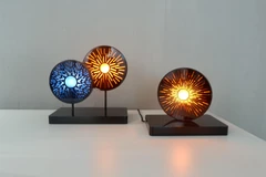 Một sản phẩm sơn mài Việt Nam tại triển lãm. (Ảnh: CTV/Vietnam+)