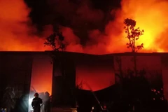 Hà Nội: Cháy lớn tại khu vực Viện điều tra quy hoạch rừng lúc nửa đêm