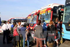 Xe khách không tăng giá vé dịp nghỉ lễ 2/9. (Ảnh: TTXVN)