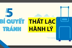 Năm bí quyết tránh thất lạc hành lý với khách khi đi máy bay