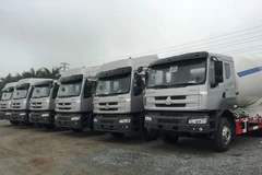 Xe tải Trung Quốc được nhập về Việt Nam chỉ đạt tiêu chuẩn khí thải Euro 2. (Ảnh: Việt Hùng/Vietnam+)