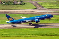 Quá tải không lưu và thời tiết xấu ảnh hưởng đến kế hoạch bay của Vietnam Airlines. (Ảnh: Vietnam Airlines cung cấp)