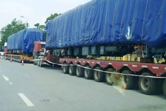 Lô tàu đầu tiên của dự án đường sắt đô thị Cát Linh-Hà Đông. (Nguồn ảnh: otofun)