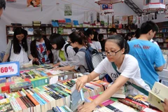 Triển lãm-Hội chợ sách Quốc tế Việt Nam lần thứ năm kéo dài từ ngày 10-14/9. (Ảnh: A.N/Vietnam+)