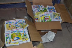 Nhiều truyện tranh của Nhà xuất bản Kim Đồng bị in lậu. (Ảnh: CTV)