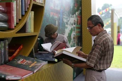 'Hội sách Hà Nội 2015' kéo dài từ ngày 29/9-5/10. (Ảnh: Doãn Đức/Vietnam+)