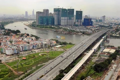 Một góc TP.HCM. (Ảnh: An Hiếu/TTXVN)