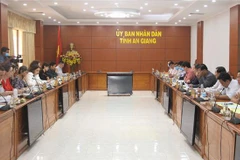 Quang cảnh buổi làm việc. (Ảnh: Thanh Sang/TTXVN)