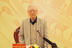 Hình ảnh hội nghị đánh giá kết quả công tác của Đảng ủy Công an TW