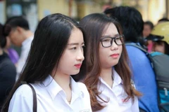 Thí sinh dự thi trung học phổ thông quốc gia. (Ảnh: Minh Sơn/Vietnam+)