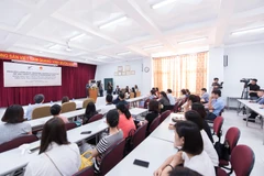 Các học viên tham gia khóa đào tạo nâng cao trình độ ngoại ngữ, chuẩn bị cho Năm Chủ tịch ASEAN 2020 của Việt Nam. (Ảnh: Đại sứ quán New Zealand)