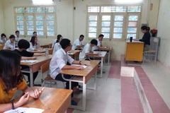 Thí sinh dự thi Trung học phổ thông quốc gia năm 2019. (Ảnh: PM/Vietnam+)