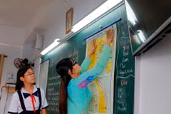Phương pháp giảng dạy sẽ được thay đổi, tạo hứng thú cho người học. (Ảnh: PV/Vietnam+)