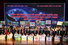 Cuộc thi Khoa học kỹ thuật cấp quốc gia học sinh trung học năm 2018-2019 đã khai mạc sáng ngày 9/3. (Ảnh: PV/Vietnam+)