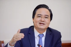 Bộ trưởng Bộ Giáo dục và Đào tạo Phùng Xuân Nhạ. (Ảnh: PV/Vietnam+)